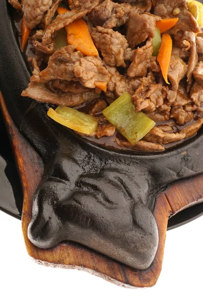 Çin yemeği. Sebzeli Dana güveç