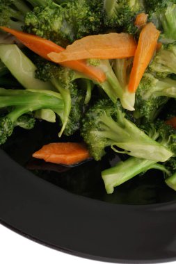 Çin yemeği. Fried brokoli sebze ile