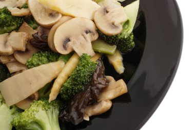 Çin yemeği. Çin mantarlı brokoli