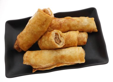 Çin yemeği. Et ve sebze böreği