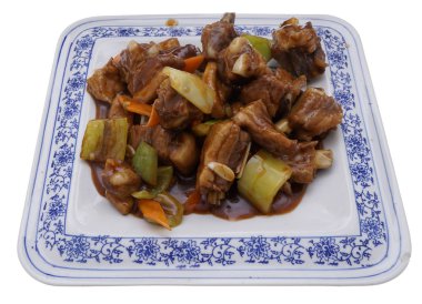 Çin mutfağı. Çin yemeği. Soslu Domuz kaburga