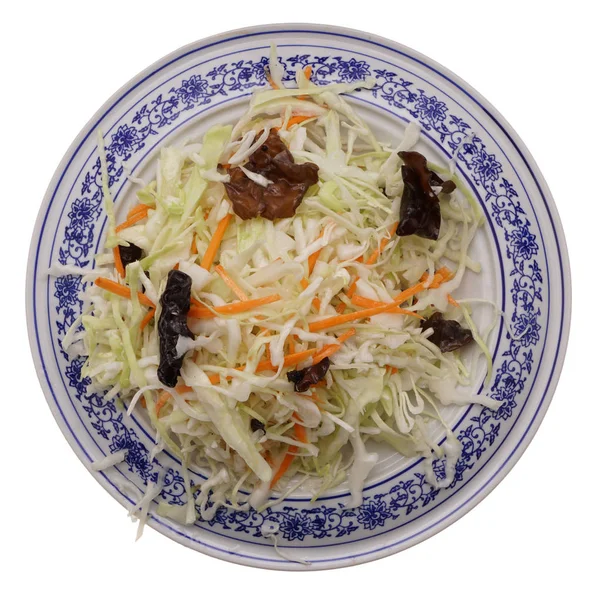 Comida chinesa. Salada de repolho — Fotografia de Stock