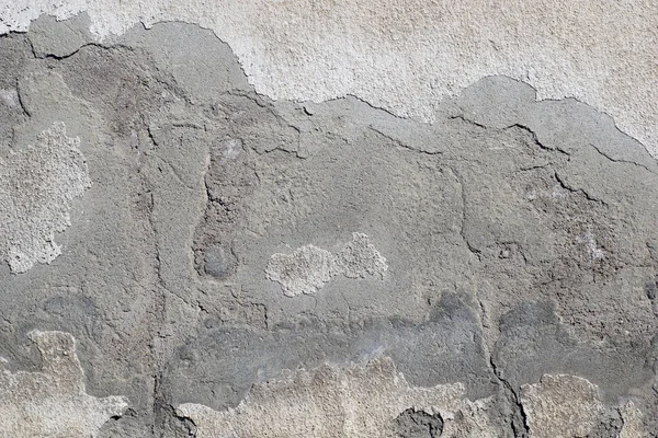 嘶哑的旧石灰墙上画的部分 适合的地方复制或文本 关闭了抽象背景 — 图库照片