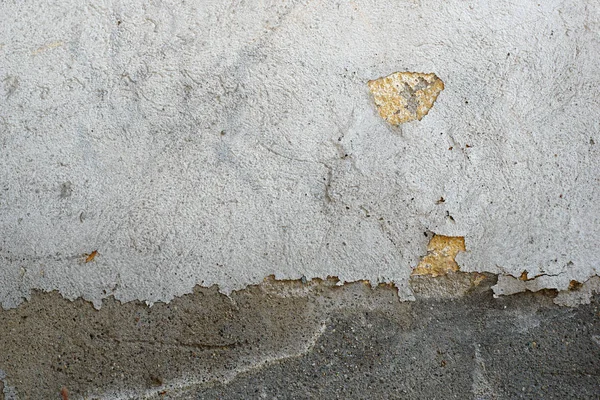 Yeso Pintado Viejo Sucio Con Mezcla Piedra Grava Rota Arena — Foto de Stock