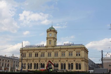 Moskova'da Leningrad istasyonu inşası