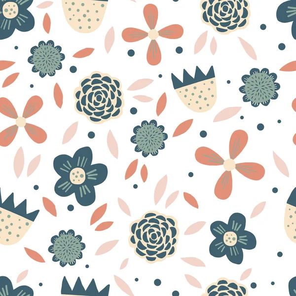 Duvar kâğıdı, arkaplan, yazı işleri, yüzey desen tasarımı, tekstil, kumaş, ev eşyaları ve daha fazlası için kusursuz tekrarlanan desenli Pastel retro çiçekleri.