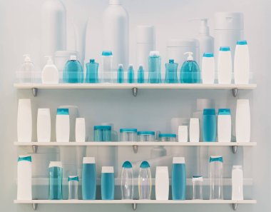 boş şişeleri kozmetikler için