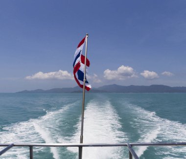 Tayland Islands yakınındaki güzel mavi su