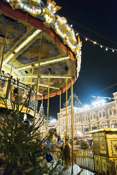 Plaza Roja Navidad en Moscú — Foto de Stock