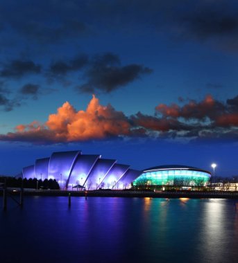 River Clyde Glasgow şehir bina
