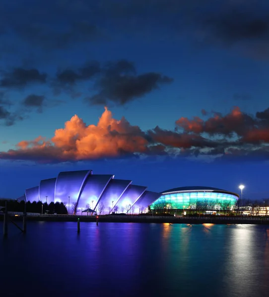 River Clyde Glasgow şehir bina - Stok İmaj