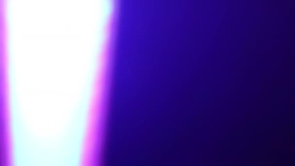 Fond clair de couleur abstraite. Lumière LED floue clignotante et mobile, boucle vidéo transparente 