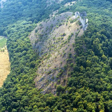 Palava, Güney Moravya 'nın kalbidir. Güzel manzaralı bir doğa. Görüntü..
