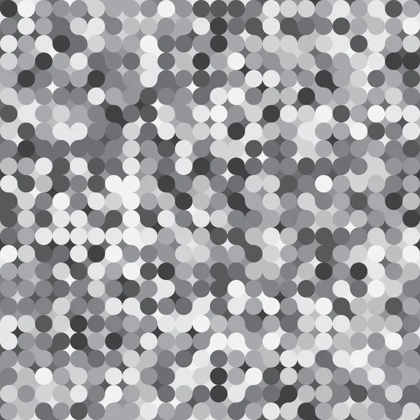 Resumen en blanco y negro brillante círculo vectorial moderno patrón sin costura. Punto de escala de grises fondo único. Estilo gráfico para papel pintado, envoltura, tela, fondo, ropa, impresiones, pancartas — Vector de stock