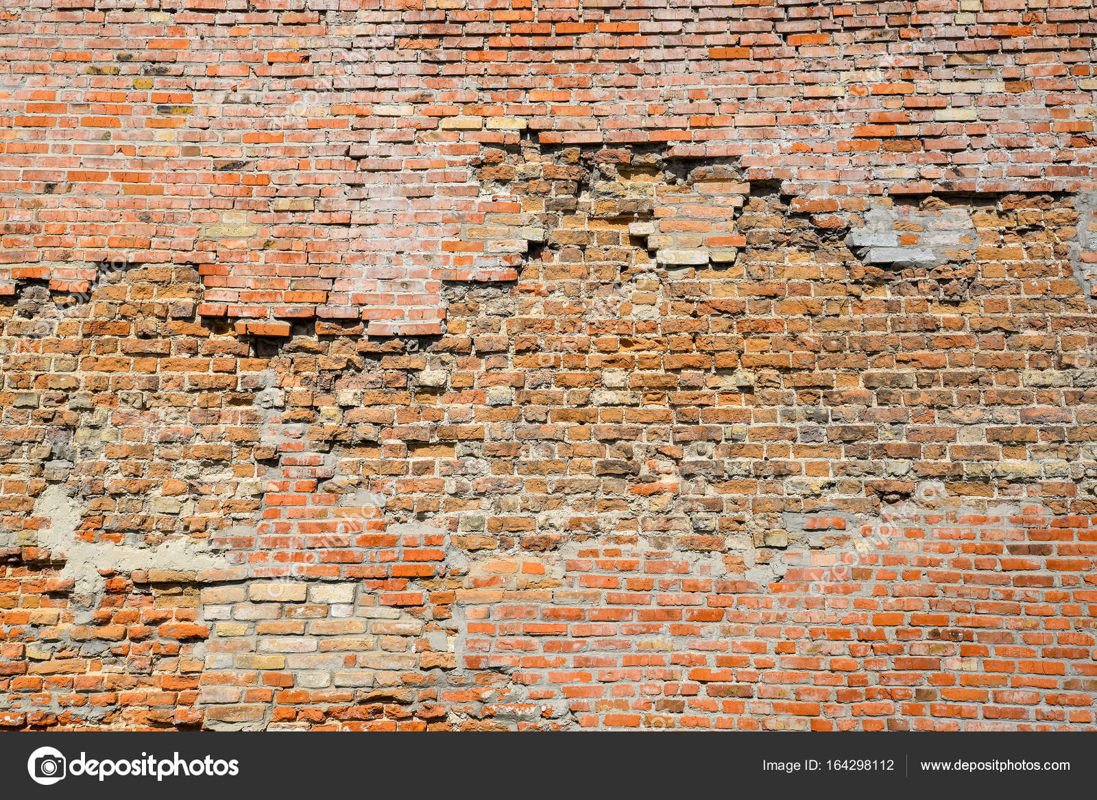 Old brick wall. Photo background close up. High resolution. Stock Photo by  ©esvetleishaya 164298112