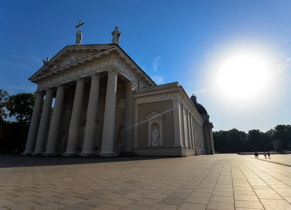 Wilno Litwa Sierpnia 2017 Wilno Katedra Bazylika Świętych Stanisława Władysław — Zdjęcie stockowe