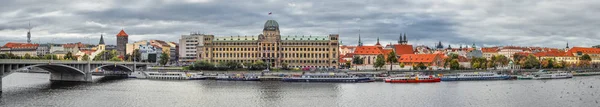 Praga República Checa Outubro 2017 Panorama Dramático Outono Ministério Dos — Fotografia de Stock