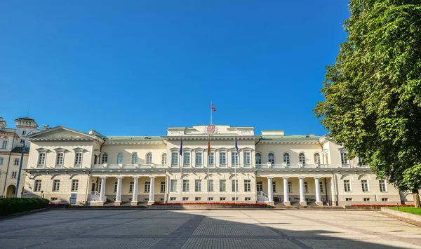 Vilnius Litvanya Ağustos 2017 Vilnius Old Town Yer Alan Cumhurbaşkanlığı — Stok fotoğraf