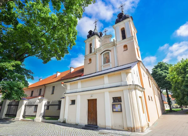 Vilnius Lithuania August 2017 Church Holy Cross Presidential Palace Built — Stock Photo, Image