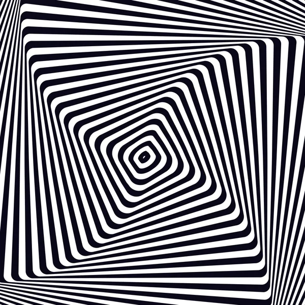 Οπτική Τέχνη Οφθαλμαπάτη Φόντο Μοντέρνα Γεωμετρικό Υπόβαθρο Μονόχρωμη Διάνυσμα Μοτίβο — Διανυσματικό Αρχείο