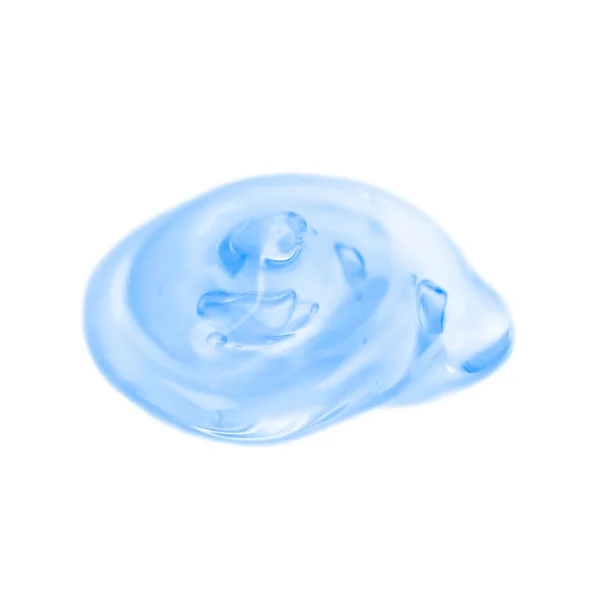Suero Ácido Hialurónico Cierra Gota Gel Líquido Azul Claro Transparente —  Fotos de Stock