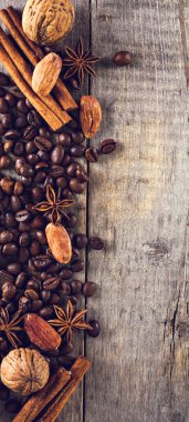 kahve çekirdekleri ile baharat