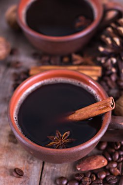 Kahve, Noel natürmort.