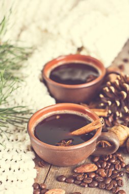 Kahve, Noel natürmort.