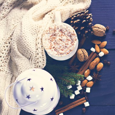 Kakao, kahve marshmelou