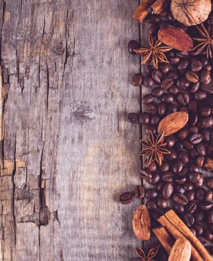kahve çekirdekleri ile baharat