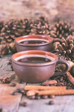 Kahve, Noel natürmort.