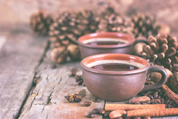 Coffee, Christmas still life. — Stock Photo, Image