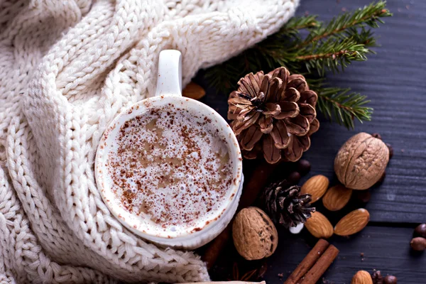 Cocoa, coffee marshmelou — Stock Photo, Image