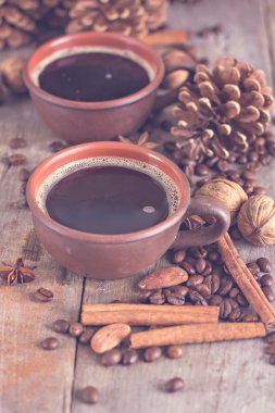 Kahve, Noel natürmort.