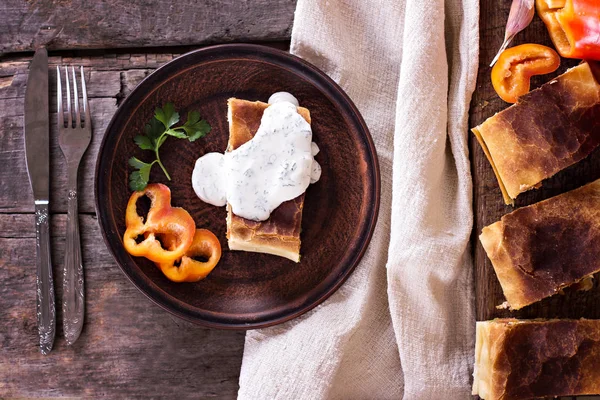 sebzeli meyveli turta