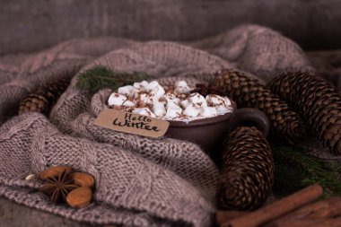 Kahve, Noel natürmort.