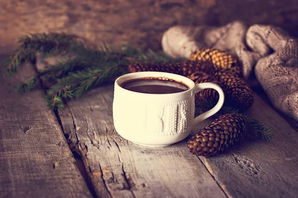 Кофе, Рождество натюрморт . — стоковое фото