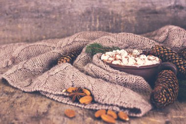 Kahve, Noel natürmort.