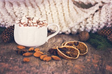 Kahve, Noel natürmort.