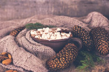 Kahve, Noel natürmort.