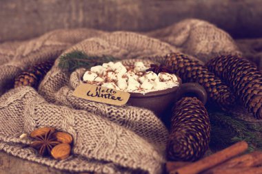 Kahve, Noel natürmort.