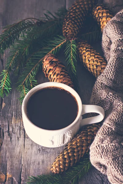 Кофе, Рождество натюрморт . — стоковое фото