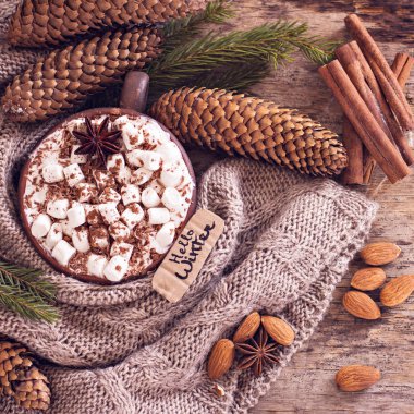 Kahve, Noel natürmort.