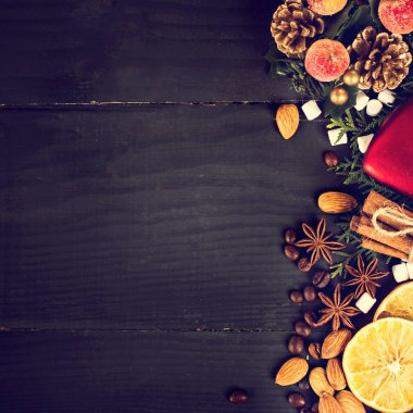 Noel kompozisyon. Noel süsleri