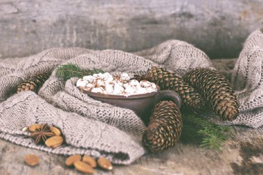 Kahve, Noel natürmort.