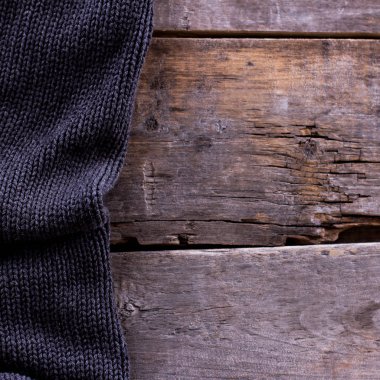 eski ahşap kurullarında örme ekose, kazak