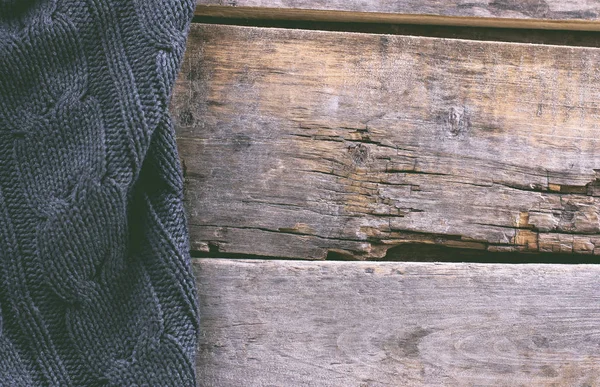 eski ahşap kurullarında örme ekose, kazak