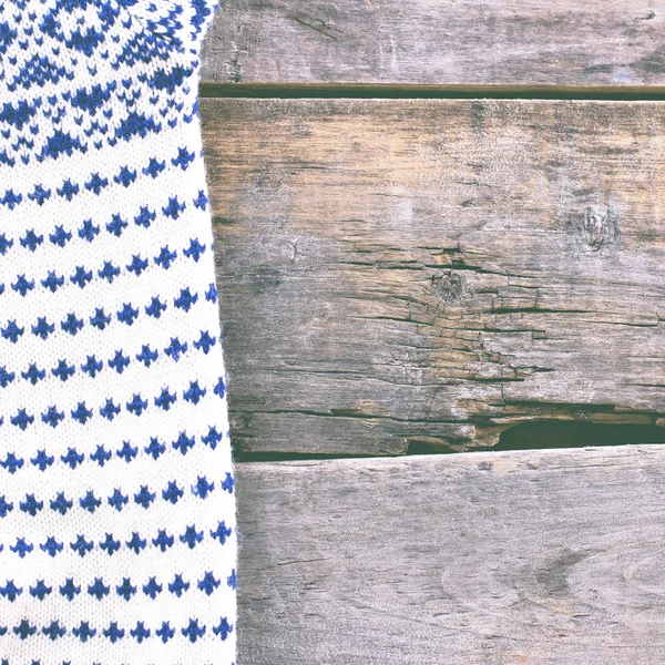 eski ahşap kurullarında örme ekose, kazak