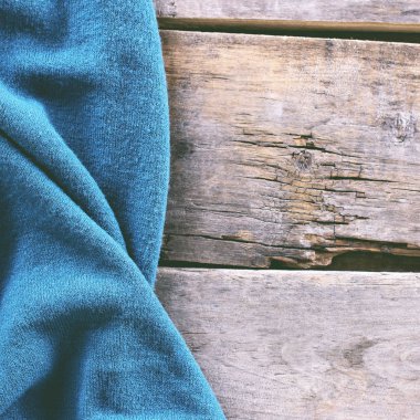 eski ahşap kurullarında örme ekose, kazak