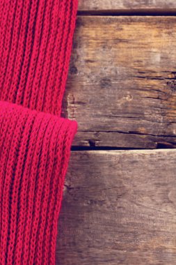 eski ahşap kurullarında örme ekose, kazak